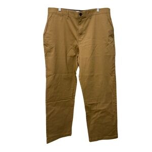 Amazon Essentials Mens Classic Fit Chino Pants Khaki Tan 38W x 30L Stretch Twill